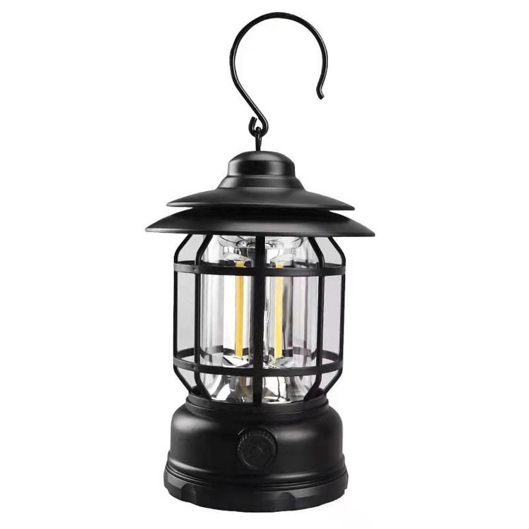 Retro lampa kempingowa LED - styl vintage i praktyczność