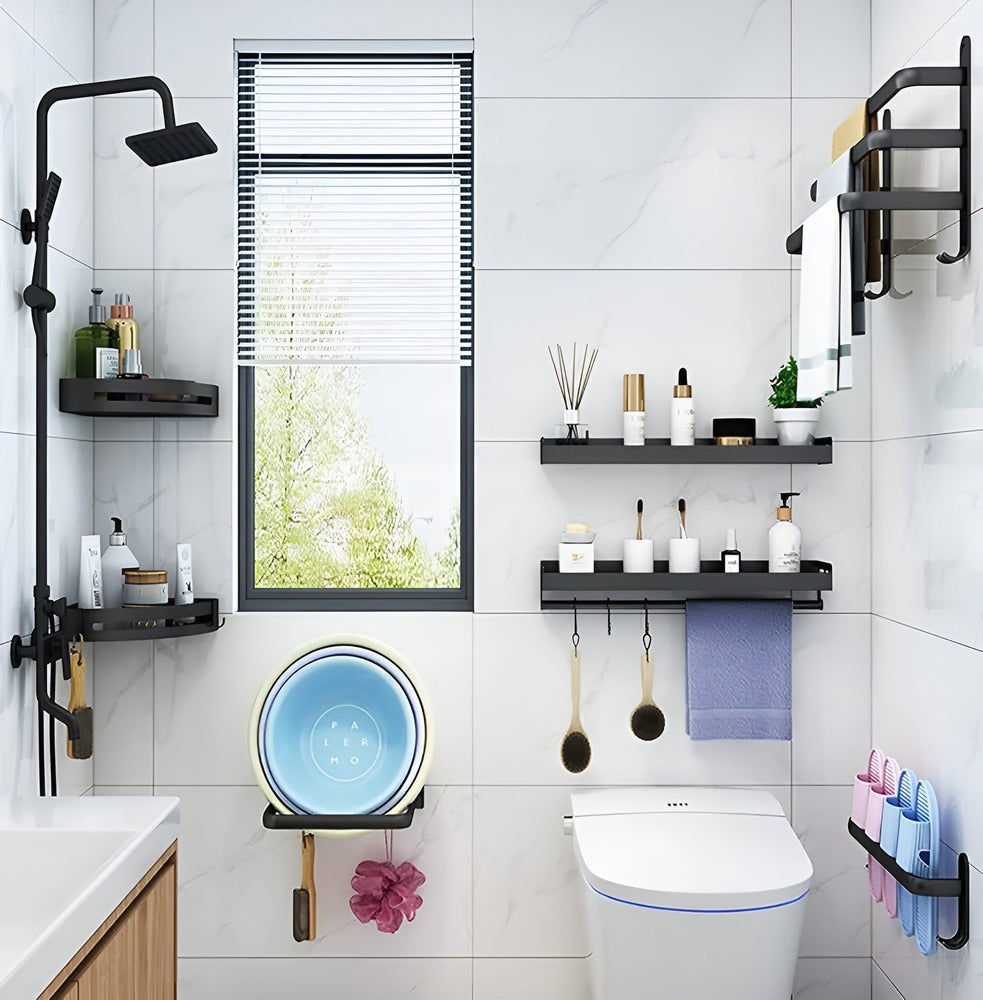 Falra szerelhető dizájnos törölközőtartó - Modern elegancia és helytakarékos kialakítás