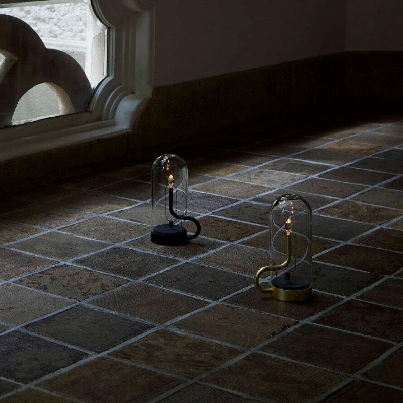 Lampe De Table — Éclairage Chaleureux Effet Flamme