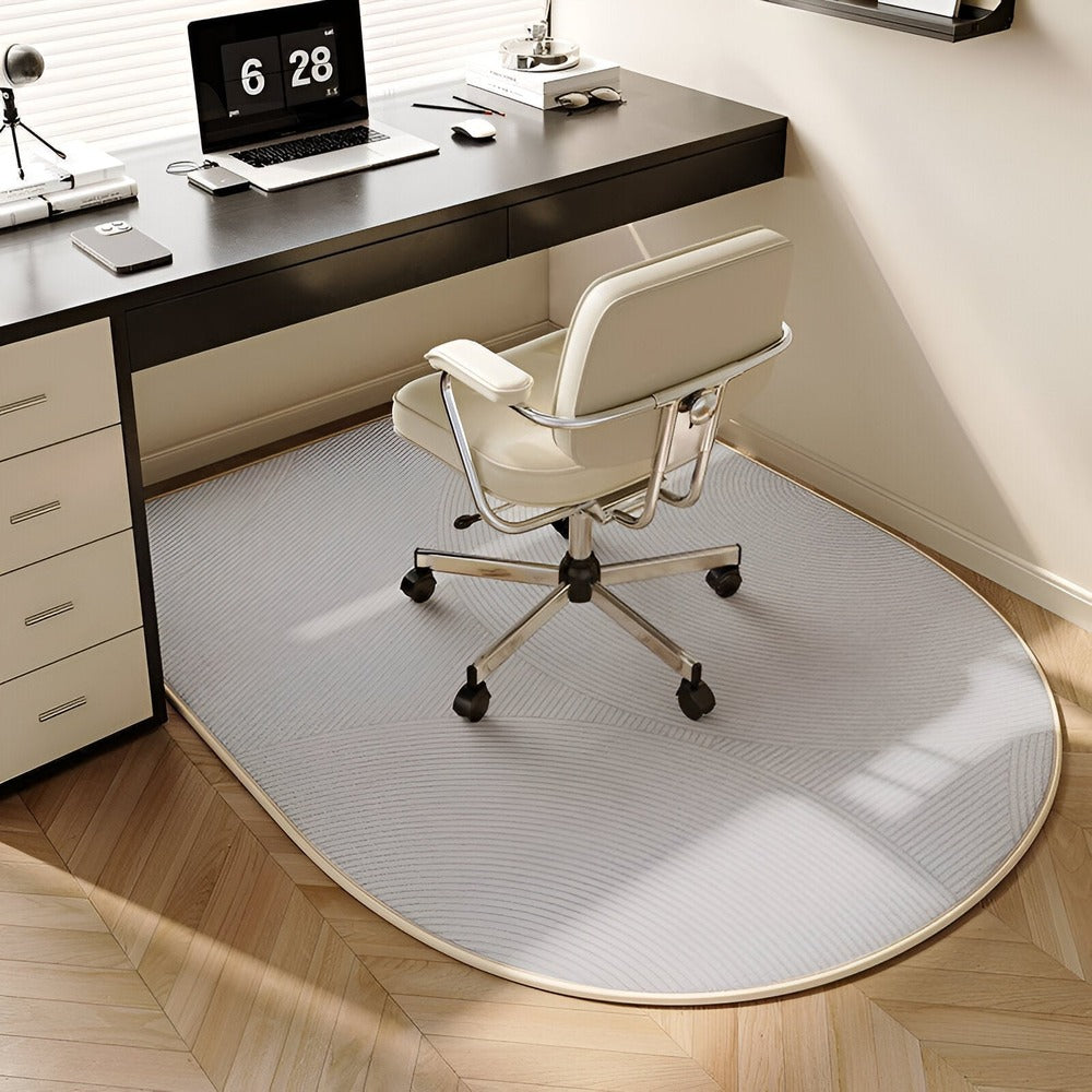 Oval non-slip carpet for bedrooms and offices - Floor safety & neat finish