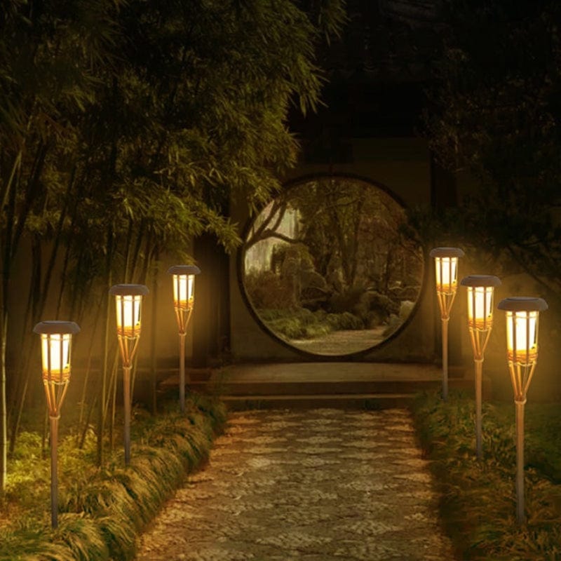 Solární Tiki lampa - Osvětlete své večery se stylem