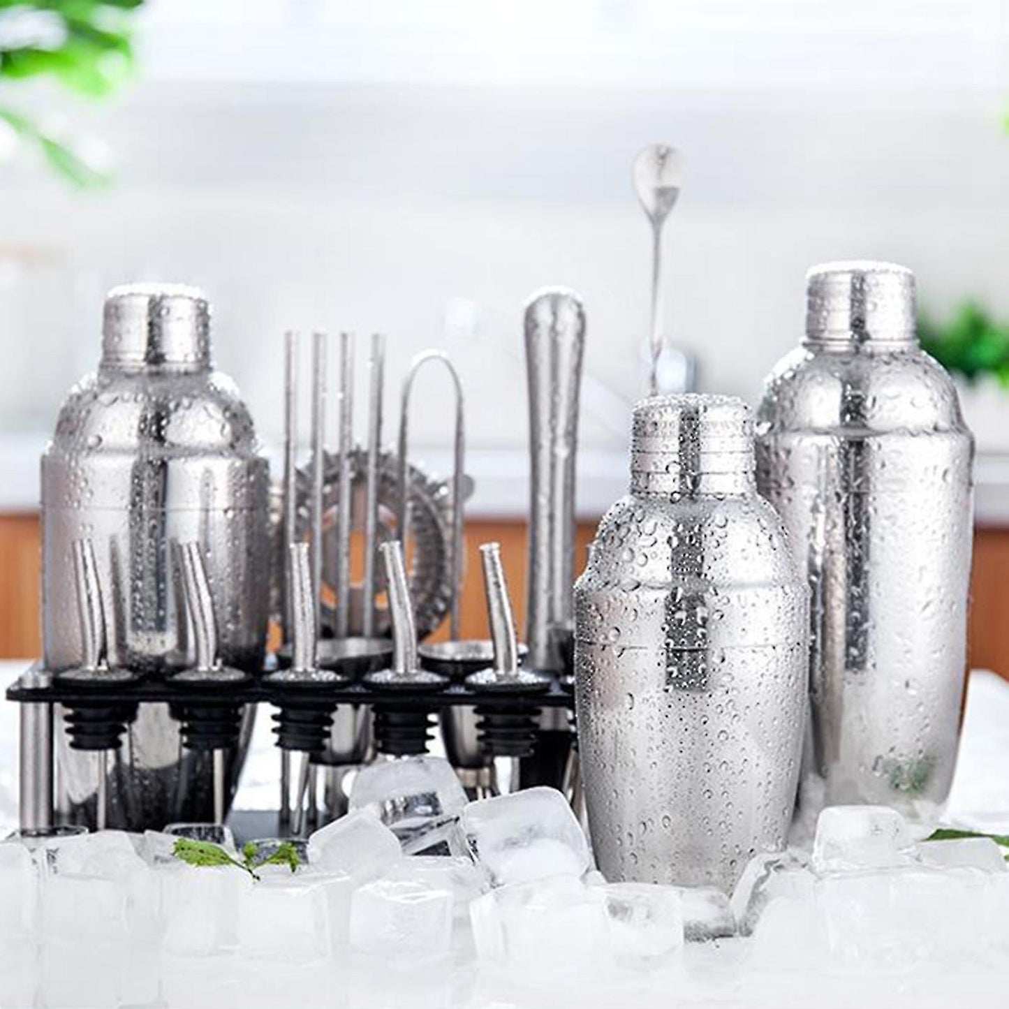 Komplett Bartender Sett – 23 Deler For Hjemmelagde Cocktails Eller Pro