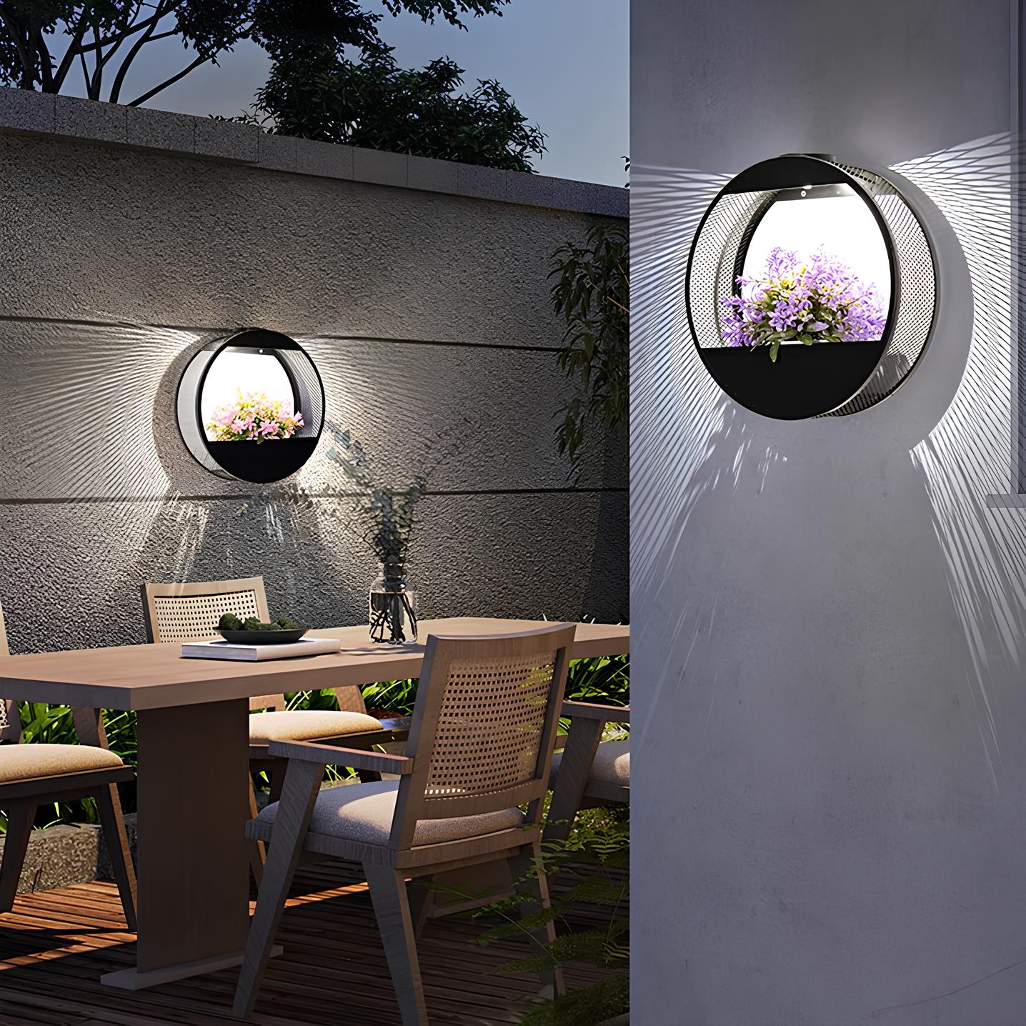 Solar Outdoor Wall Lamp – Automatic and Economical Lighting