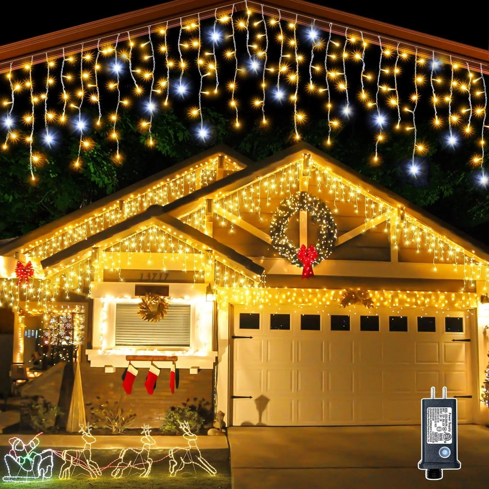 Rideau Lumineux LED Extérieur – Ambiance Magique Et Éclatante
