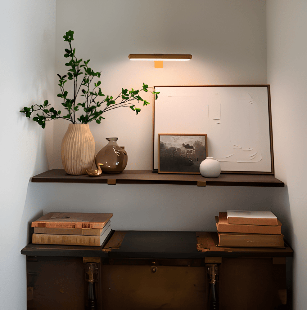 Trådløs USB-oppladbar LED-vegglampe - full rotasjon og praktisk opplading