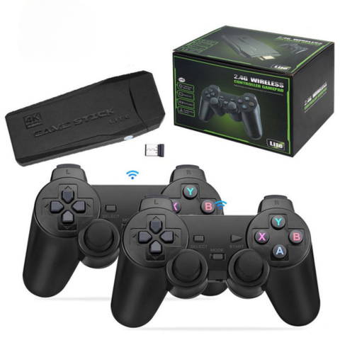 Retro-Spielkonsole – 4K-Erlebnis und Doppel-Joystick