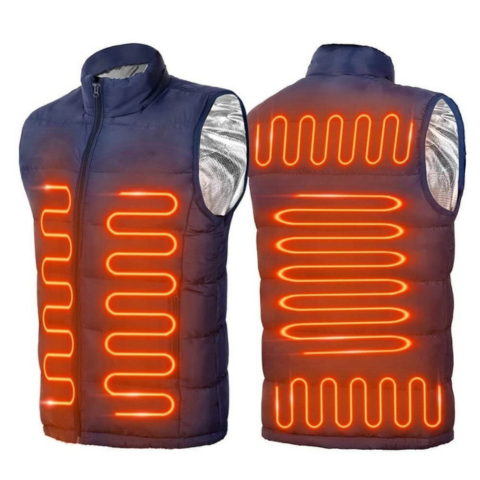Gilet Chauffant Unisexe — Température Réglable & Style Moderne