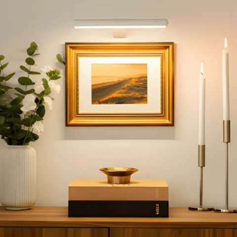 Trådløs USB-oppladbar LED-vegglampe - full rotasjon og praktisk opplading