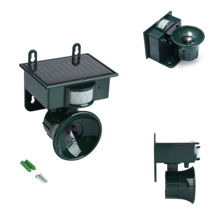 Ηλεκτρονική Απωθητική Συσκευή Για Κήπο — Κυνηγάει Τα Πουλιά Και Προστατεύει Τους Χώρους Σας