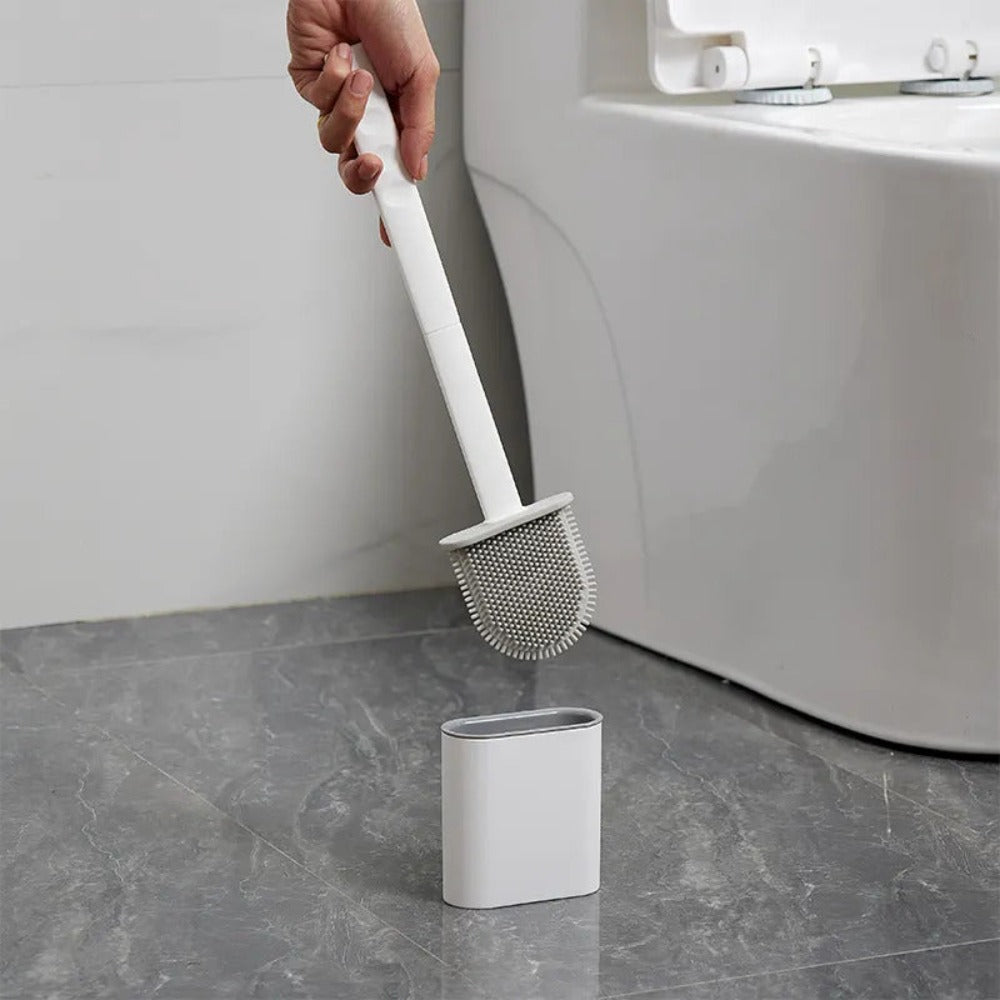シリコン製の柔軟なトイレブラシ – 耐久性と抗菌設計