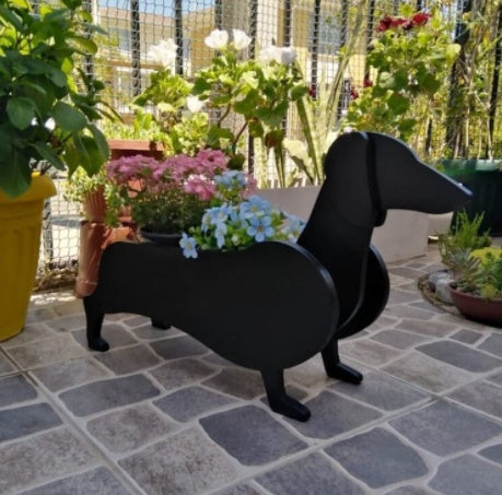 Vaso de Flores Original — Forma de Cão