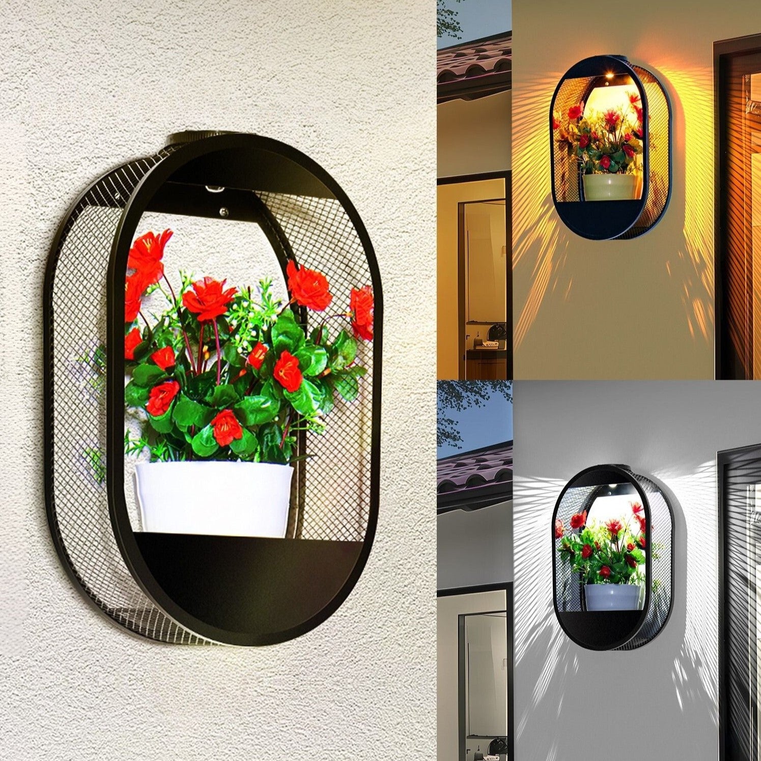 Solar Outdoor Wall Lamp – Automatic and Economical Lighting