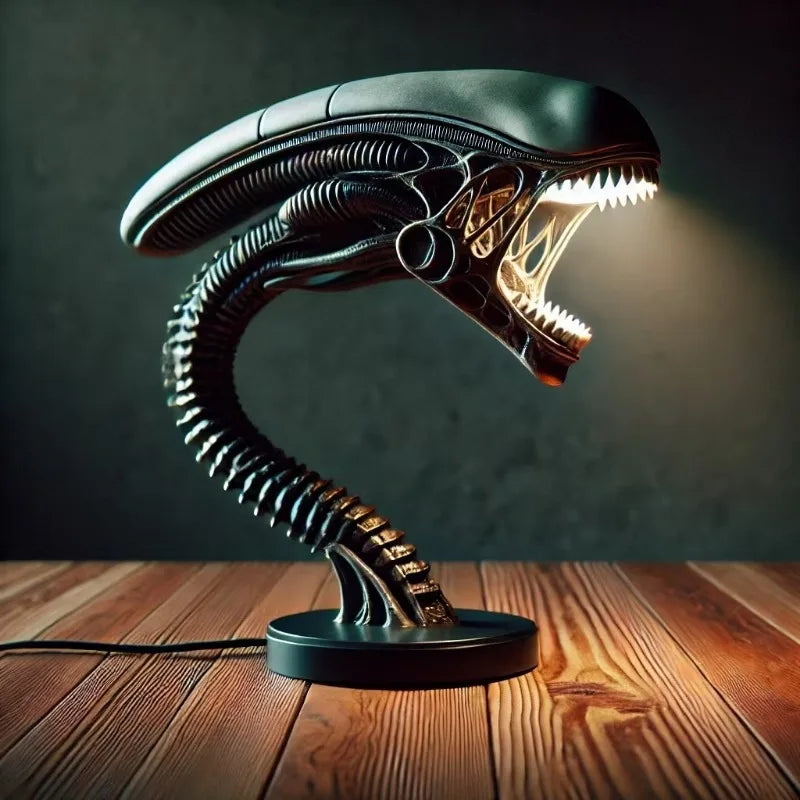 LED Desk Lamp — Xenomorphic Inspiration