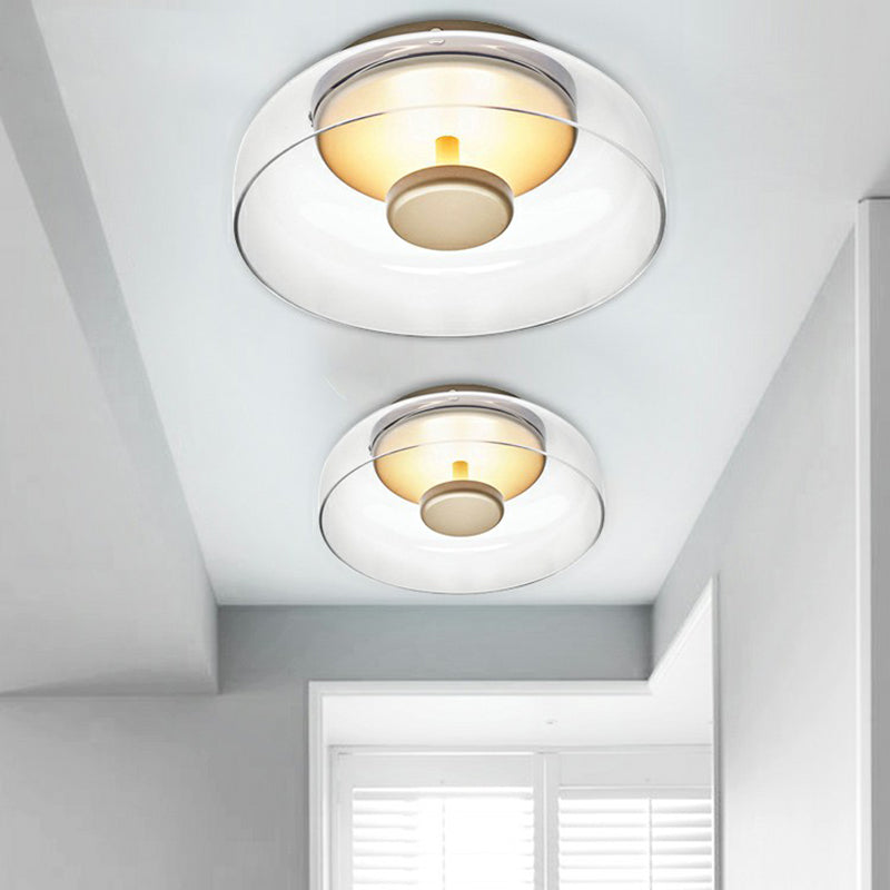 Plafonnier Led En Verre – Éclairage Élégant Et Moderne