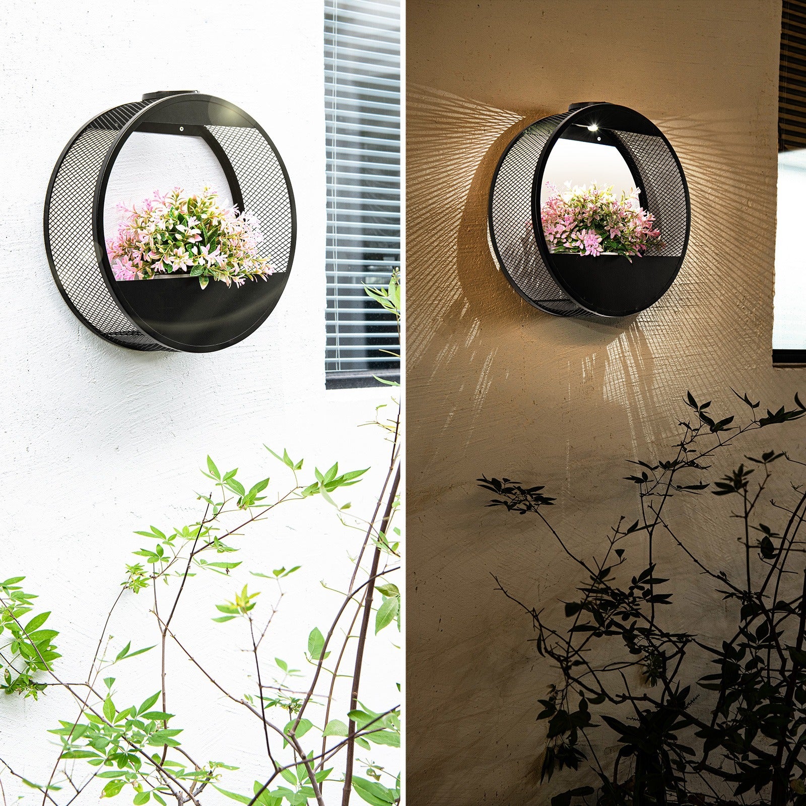 Solar Outdoor Wall Lamp – Automatic and Economical Lighting