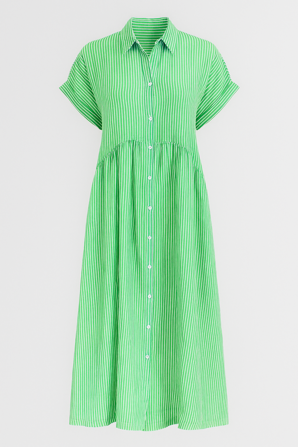 Vestido Midi Com Bolsos – Elegante, Confortável E Com Bolsos Práticos