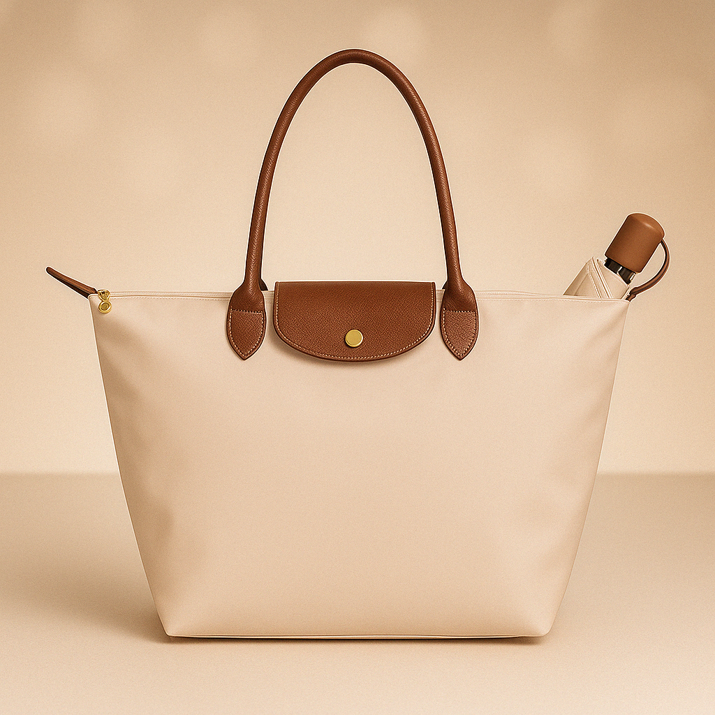 Pretty | Waterproof Tote Bag – Subtle Design and Careful Finishes 