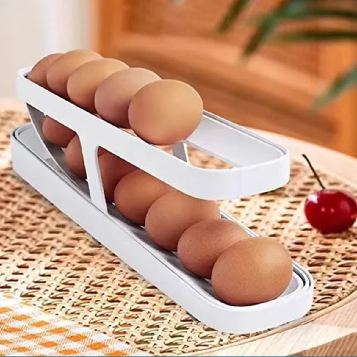 Porte-Œufs Compact – Rangement Pratique Et Gain De Place