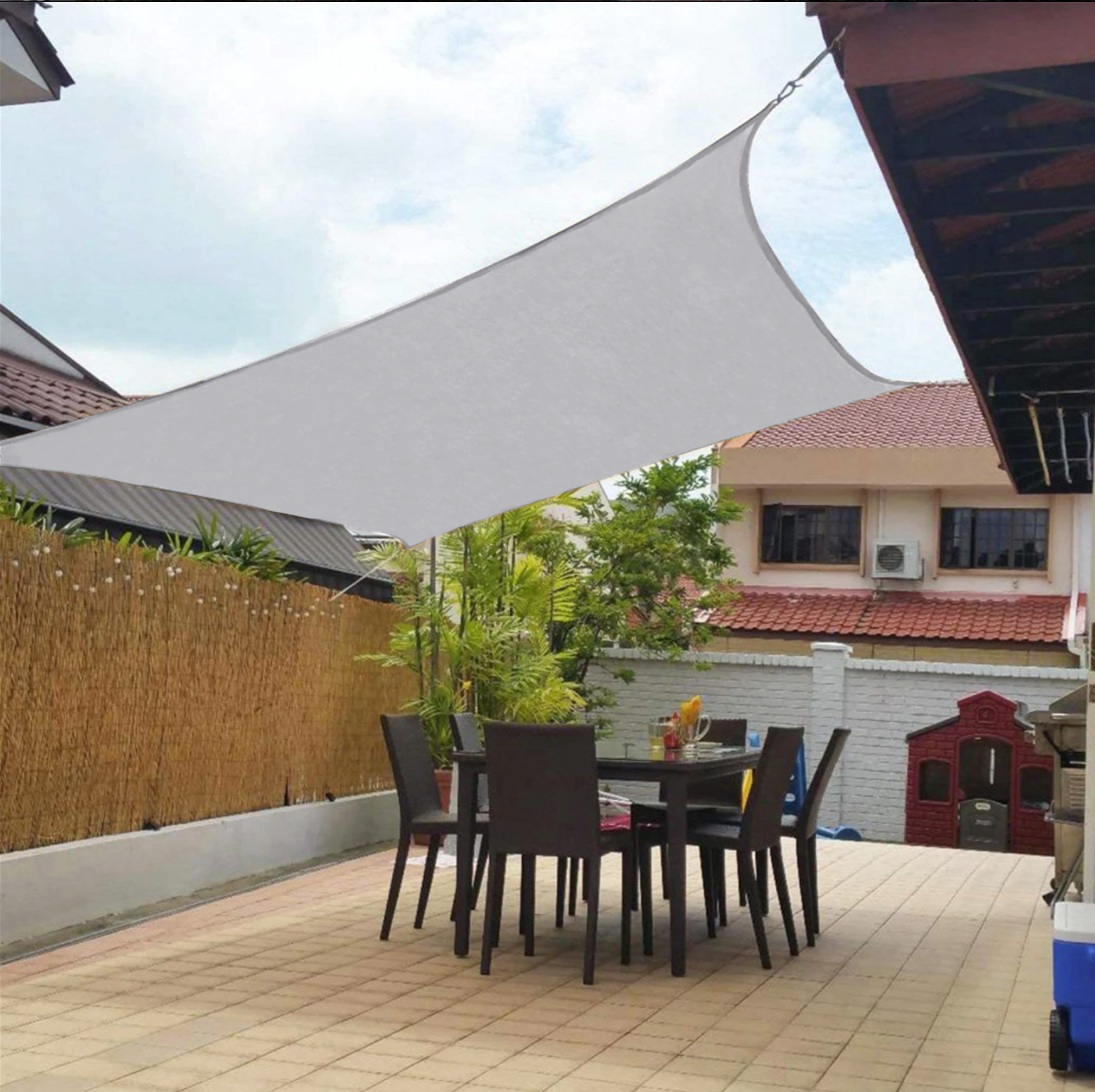 Telo Ombreggiante Impermeabile – Protezione Solare ed Eleganza per Giardino 