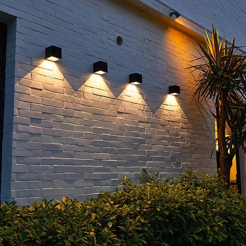 Zewnętrzna solarna lampa ścienna IP65 - trwałe, ekologiczne oświetlenie