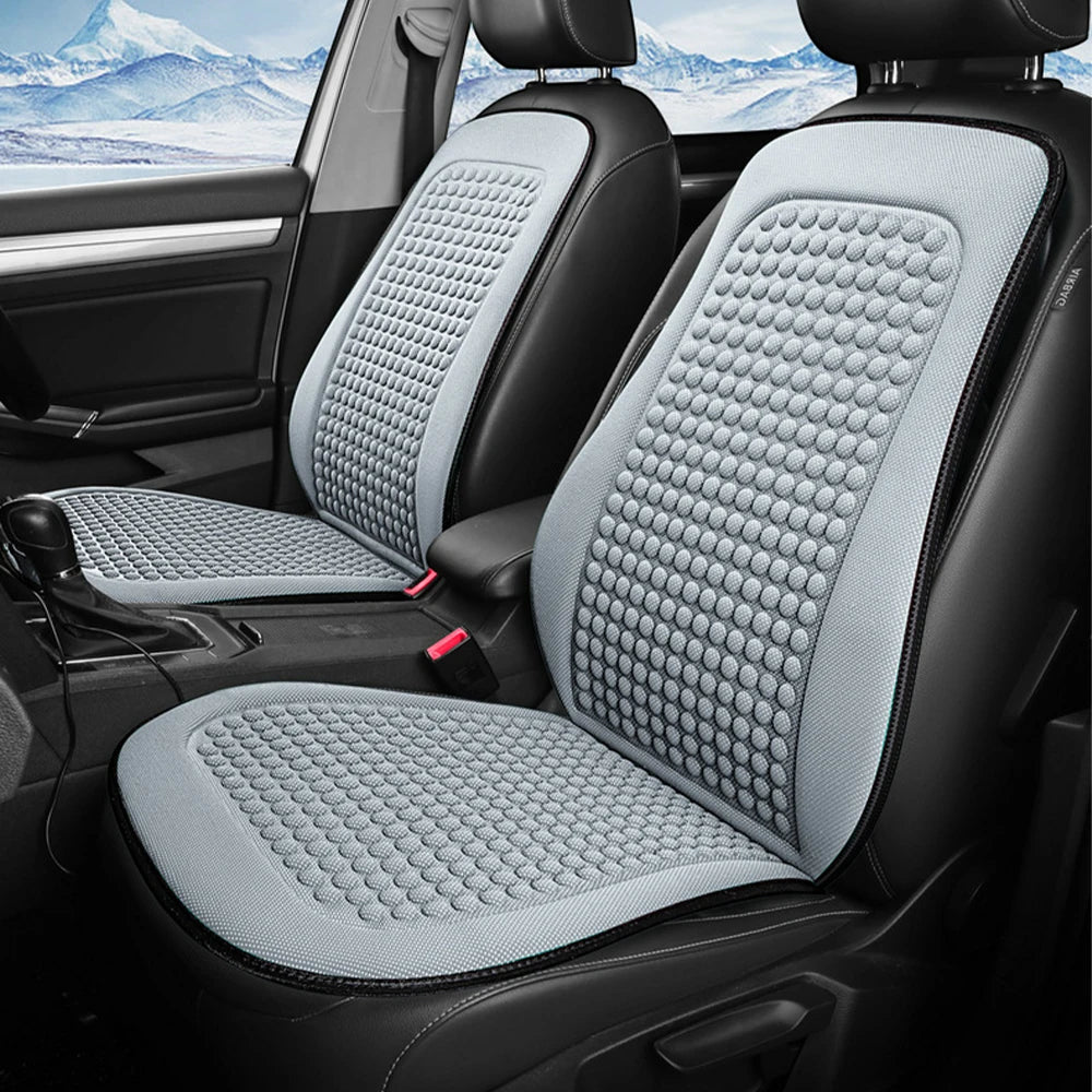 Almofada de assento de automóvel respirável - Circulação de ar e conforto alargado