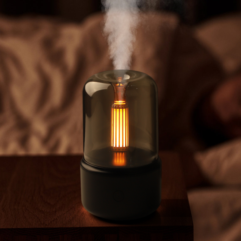 Difuzor vůní — Uklidňující plamenová atmosféra 
