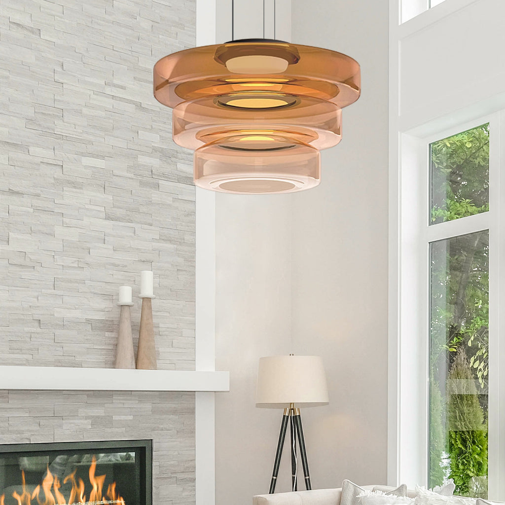 Hänglampa i glas i Bauhausstil - Elegans och modernitet