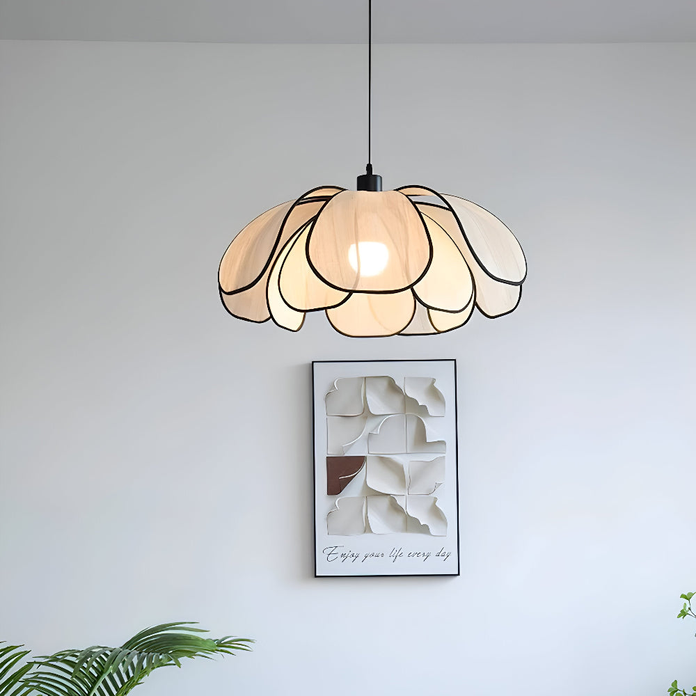 Elegancka lampa wisząca z naturalnej wikliny - naturalna dekoracja i harmonijne oświetlenie