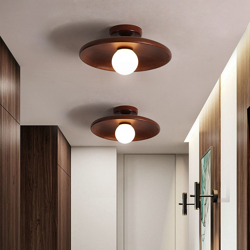 Elegant Rund Taklampa – Chic och Tidlös Design 
