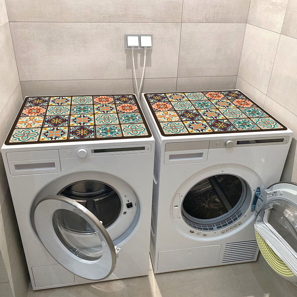洗濯機用装飾保護 - カラフルで防水のデザイン 
