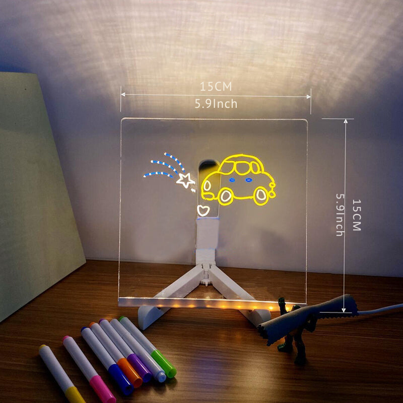 Pizarra LED: ¡Escribe, ilumina y muestra tus ideas en color! 