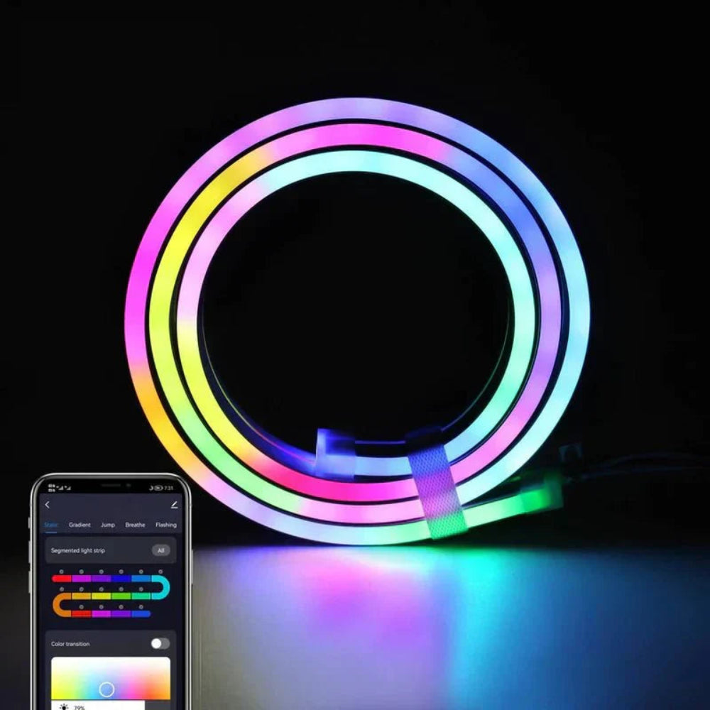 Fleksibel LED Neon - Nem kontrol via mobilapp 