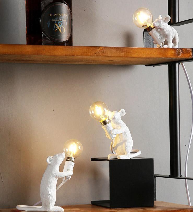 Lampa Stołowa Mysz – Oryginalna Dekoracja i Modne Oświetlenie 