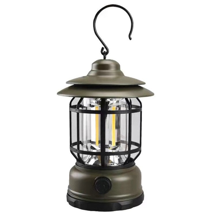 Retro lampa kempingowa LED - styl vintage i praktyczność