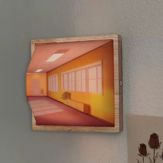 Væglampe Dekorativ – Visuel Illusion 3D 