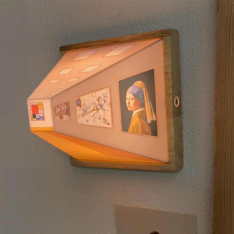 Væglampe Dekorativ – Visuel Illusion 3D 