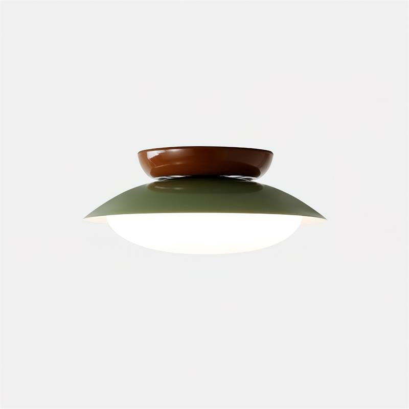 Rund LED-taklampe - naturlig glød og diskret eleganse