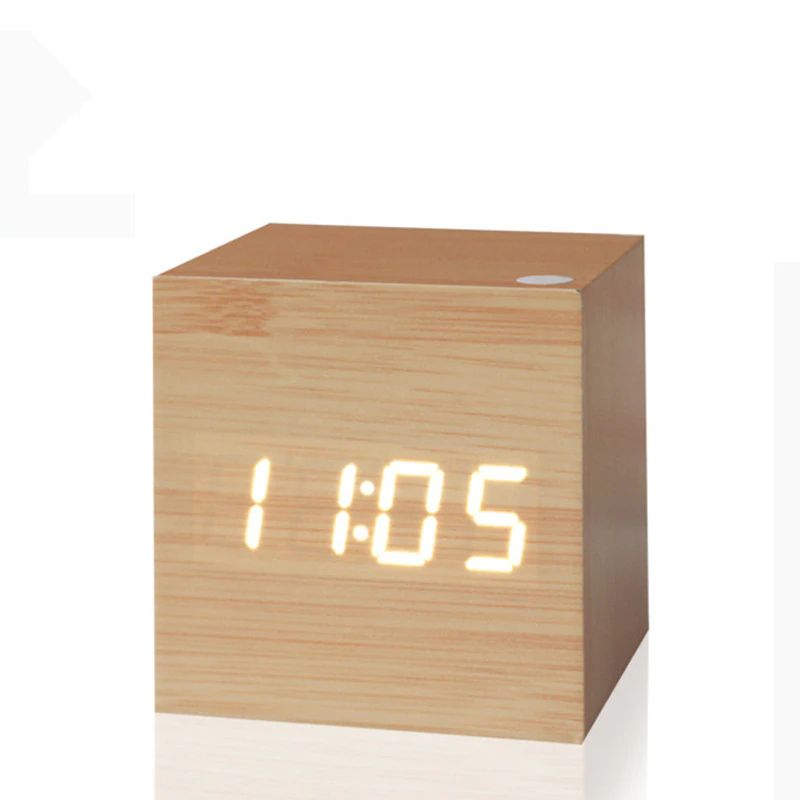 Digitális Óra Kocka – Minimalista Dizájn És LED Kijelző 