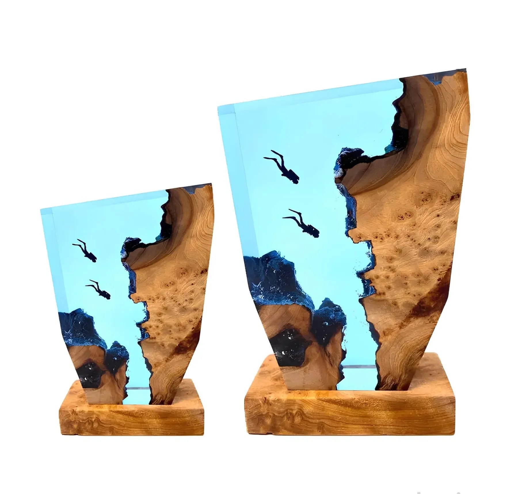 Lâmpada de Mesa Oceânica – Decoração Luminosa Aconchegante 
