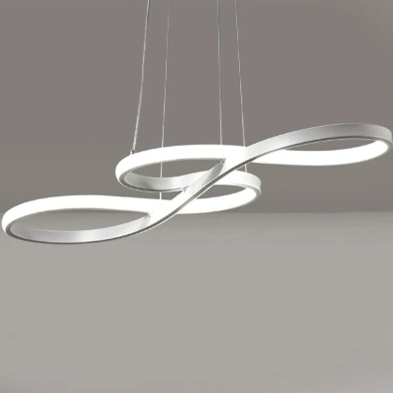 إضاءة LED حديثة على شكل حلقات - تصميم أنيق ومستقبلي 