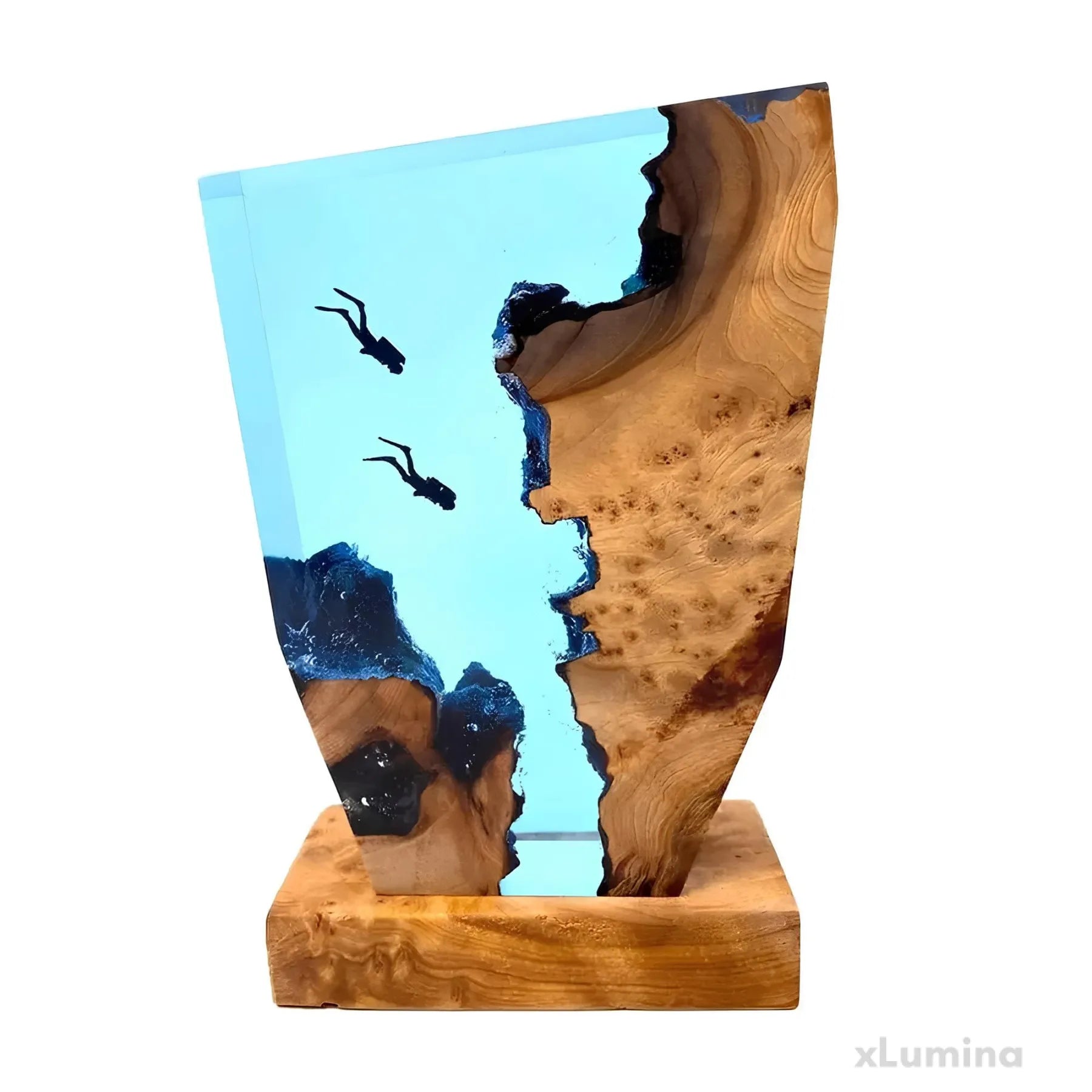 Lâmpada de Mesa Oceânica – Decoração Luminosa Aconchegante 