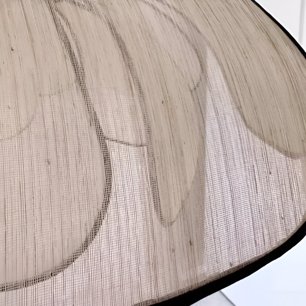 Elegancka lampa wisząca z naturalnej wikliny - naturalna dekoracja i harmonijne oświetlenie