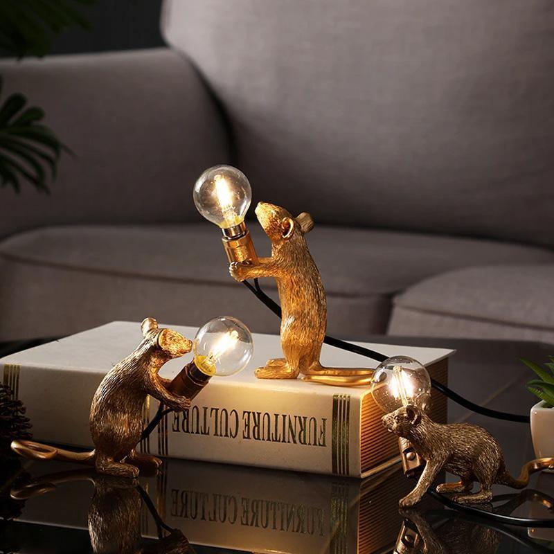 Lâmpada de Mesa Rato – Decoração Original e Iluminação Tendência 