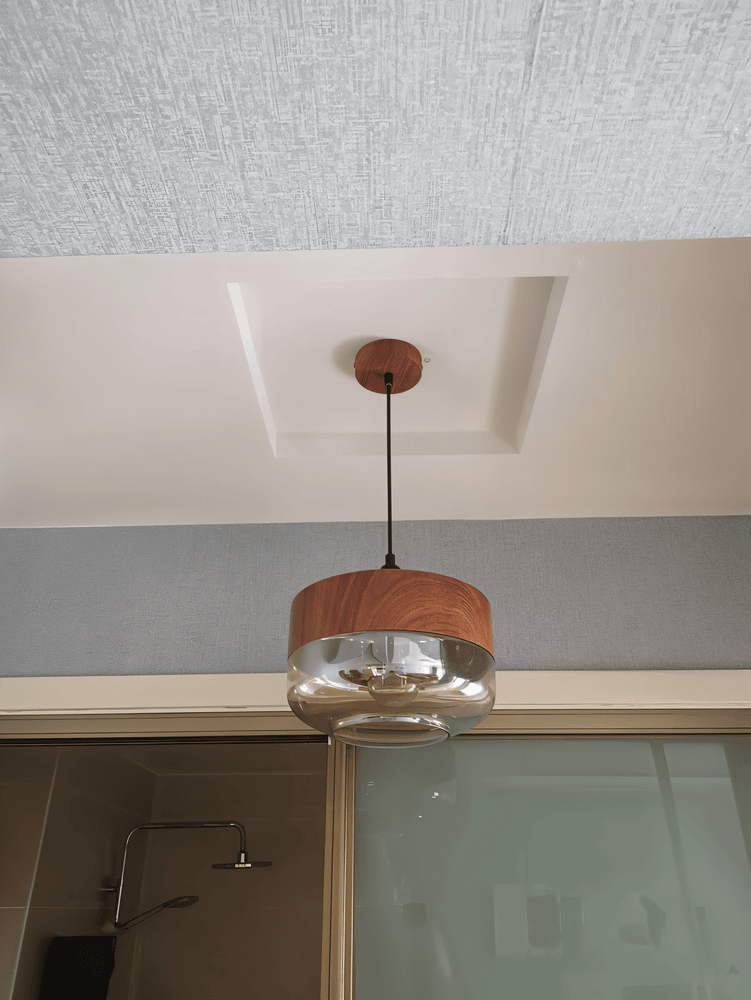 Ciondolo a soppalco in vetro retrò - Illuminazione di tendenza e atmosfera unica