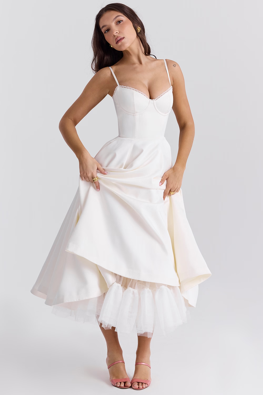Lory | Robe Mi-Longue À Bretelles – Glamour Classique Et Légèreté