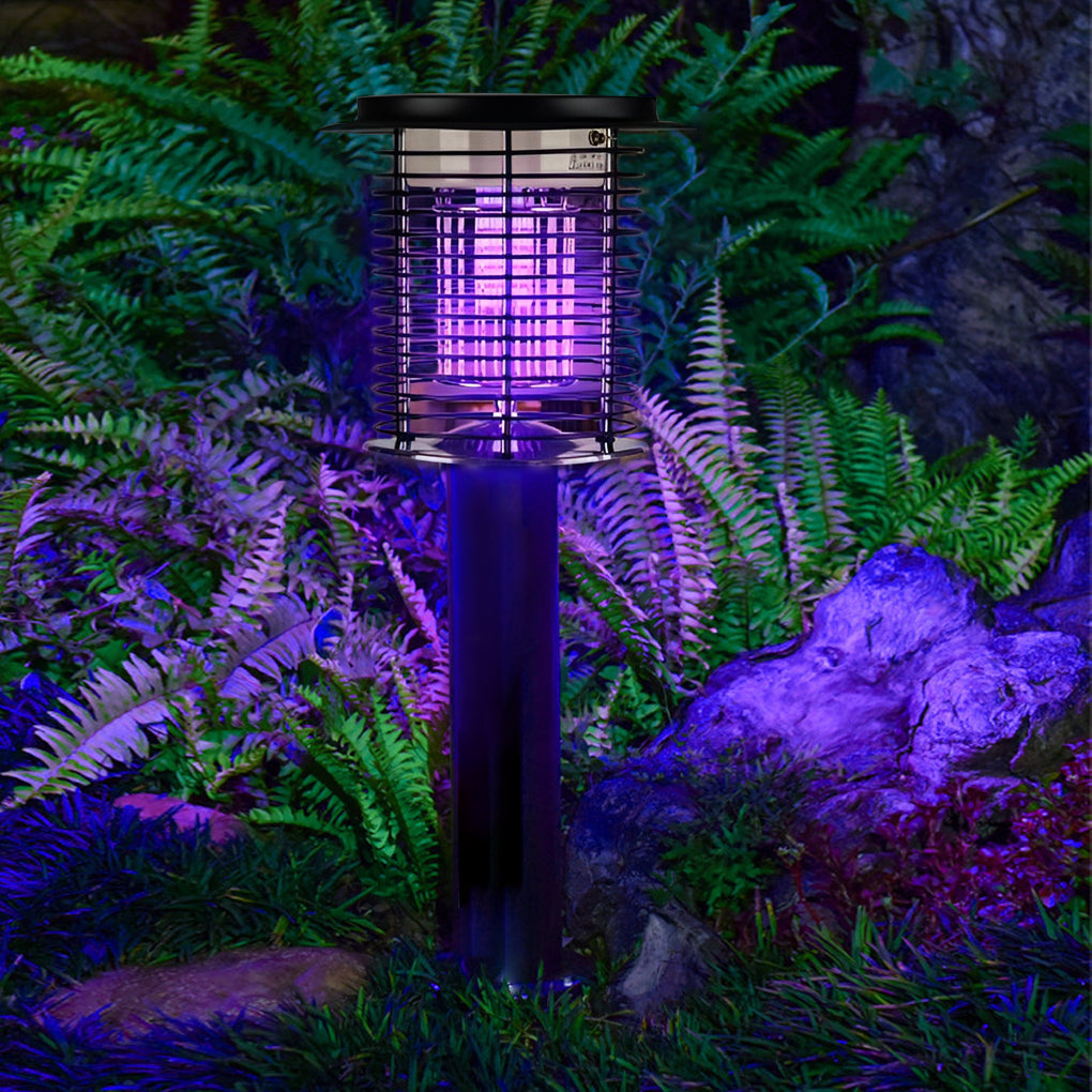 Lámpara Antimosquitos Impermeable – Carga Solar y USB 