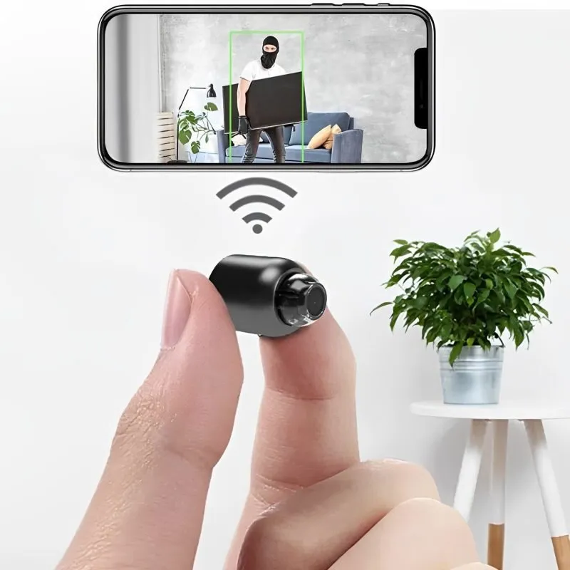 Intelligent Wifi Kamera – Mini Format Og Høj Opløsning Kvalitet 