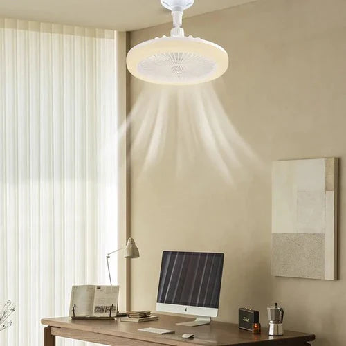 Ventilator de tavan multifuncțional – circulație a aerului și iluminat integrat 