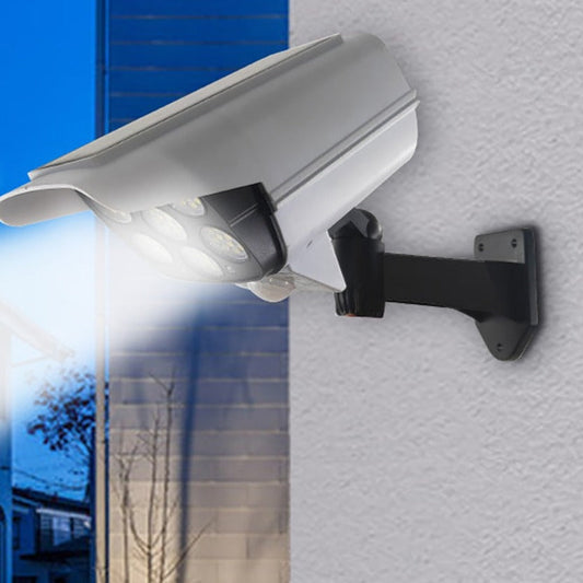 Cámara de Vigilancia Ficticia Solar – Protección Visual Efectiva 