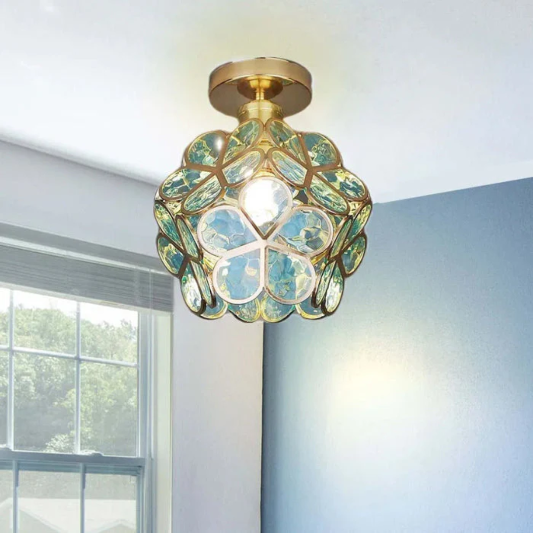 Loftlampe i Blomsterform – Delikat og Moderne Design 